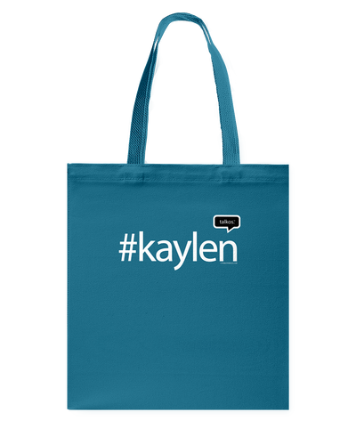 Family Famous Kaylen Talkos Canvas Shopping Tote