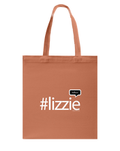 Family Famous Lizzie Talkos Canvas Shopping Tote