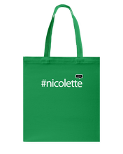 Family Famous Nicolette Talkos Canvas Shopping Tote