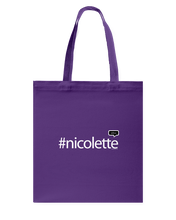 Family Famous Nicolette Talkos Canvas Shopping Tote
