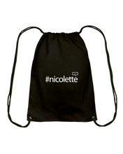 Family Famous Nicolette Talkos Cotton Drawstring Backpack