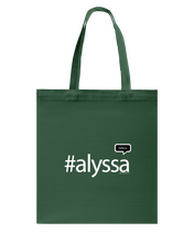 Family Famous Alyssa Talkos Canvas Shopping Tote