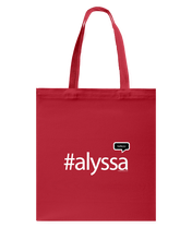 Family Famous Alyssa Talkos Canvas Shopping Tote