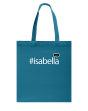 Family Famous Isabella Talkos Canvas Shopping Tote