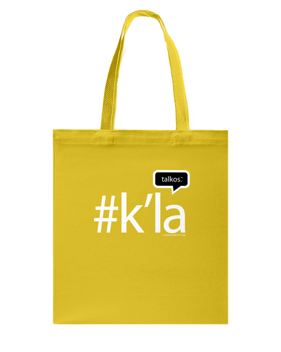 Family Famous K'la Talkos Canvas Shopping Tote