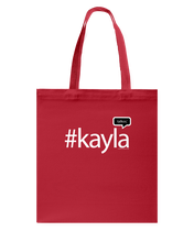 Family Famous Kayla Talkos Canvas Shopping Tote