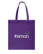 Family Famous Simon Talkos Canvas Shopping Tote