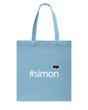 Family Famous Simon Talkos Canvas Shopping Tote