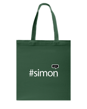 Family Famous Simon Talkos Canvas Shopping Tote