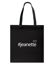 Family Famous Jeanette Talkos Canvas Shopping Tote
