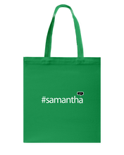 Family Famous Samantha Talkos Canvas Shopping Tote