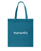 Family Famous Samantha Talkos Canvas Shopping Tote