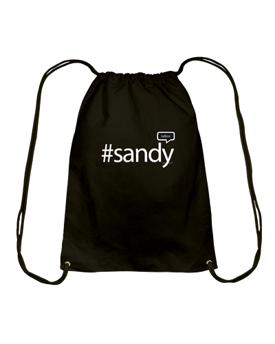 Family Famous Sandy Talkos Cotton Drawstring Backpack