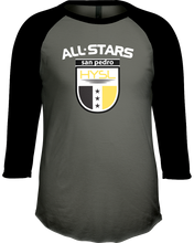 HYSL All-Stars by I KICK™ 3/4 Sleeve Baseball Tee