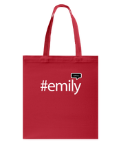 Family Famous Emily Talkos Canvas Shopping Tote