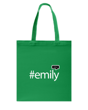Family Famous Emily Talkos Canvas Shopping Tote