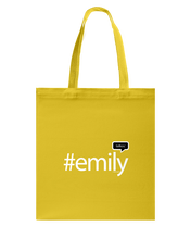 Family Famous Emily Talkos Canvas Shopping Tote