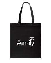 Family Famous Emily Talkos Canvas Shopping Tote