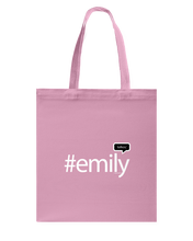 Family Famous Emily Talkos Canvas Shopping Tote