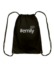 Family Famous Emily Talkos Cotton Drawstring Backpack