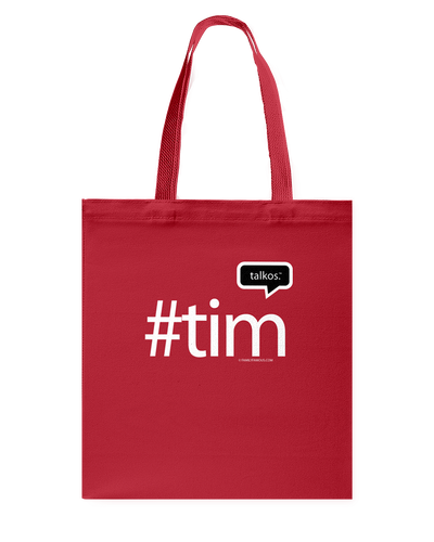 Family Famous Tim Talkos Canvas Shopping Tote