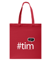 Family Famous Tim Talkos Canvas Shopping Tote