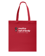 Family Famous Medina Hall Of Family Inductee Canvas Shopping Tote