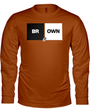 Family Famous Brown Dubblock BW Long Sleeve Tee