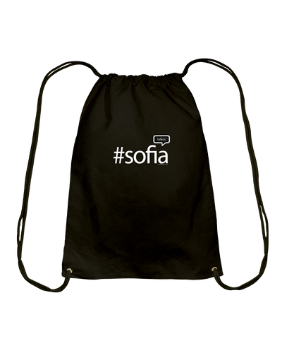 Family Famous Sofia Talkos Cotton Drawstring Backpack