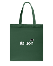 Family Famous Alison Talkos Canvas Shopping Tote