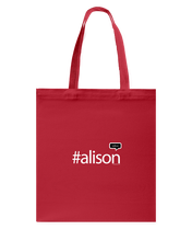 Family Famous Alison Talkos Canvas Shopping Tote