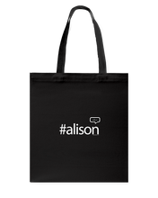 Family Famous Alison Talkos Canvas Shopping Tote