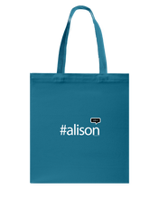 Family Famous Alison Talkos Canvas Shopping Tote