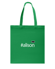 Family Famous Alison Talkos Canvas Shopping Tote