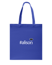 Family Famous Alison Talkos Canvas Shopping Tote