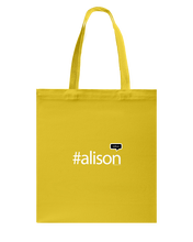 Family Famous Alison Talkos Canvas Shopping Tote