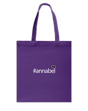 Family Famous Annabel Talkos Canvas Shopping Tote