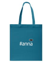 Family Famous Anna Talkos Canvas Shopping Tote