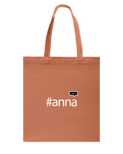 Family Famous Anna Talkos Canvas Shopping Tote