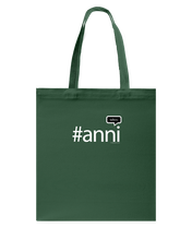 Family Famous Anni Talkos Canvas Shopping Tote