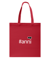 Family Famous Anni Talkos Canvas Shopping Tote