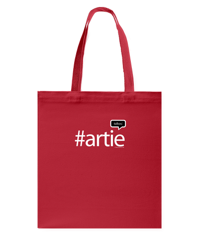 Family Famous Artie Talkos Canvas Shopping Tote