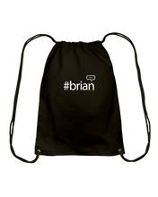 Family Famous Brian Talkos Cotton Drawstring Backpack