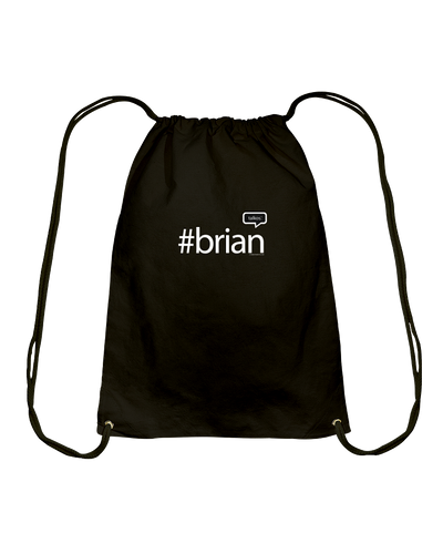 Family Famous Brian Talkos Cotton Drawstring Backpack