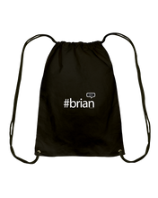 Family Famous Brian Talkos Cotton Drawstring Backpack