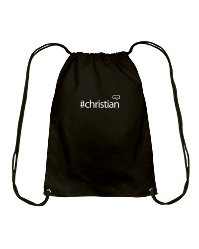 Family Famous Christian Talkos Cotton Drawstring Backpack