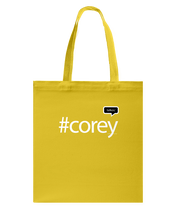 Family Famous Corey Talkos Canvas Shopping Tote