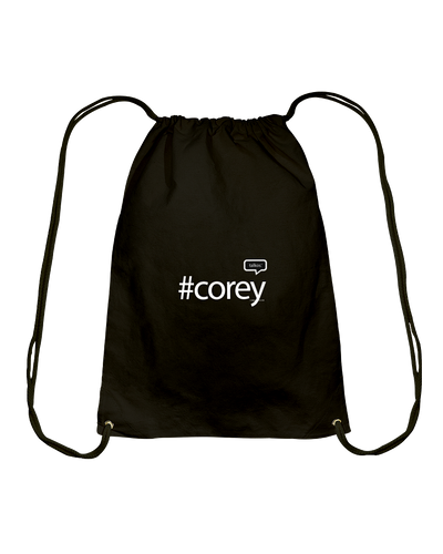 Family Famous Corey Talkos Cotton Drawstring Backpack