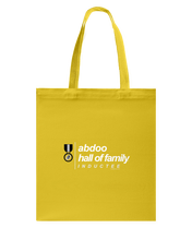 Family Famous Abdoo Hall Of Family Inductee Canvas Shopping Tote