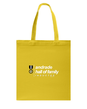 Family Famous Andrade Hall Of Family Inductee Canvas Shopping Tote